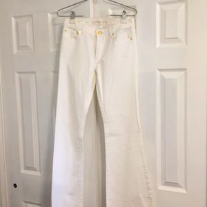 White wide leg Michael Kors Jeans